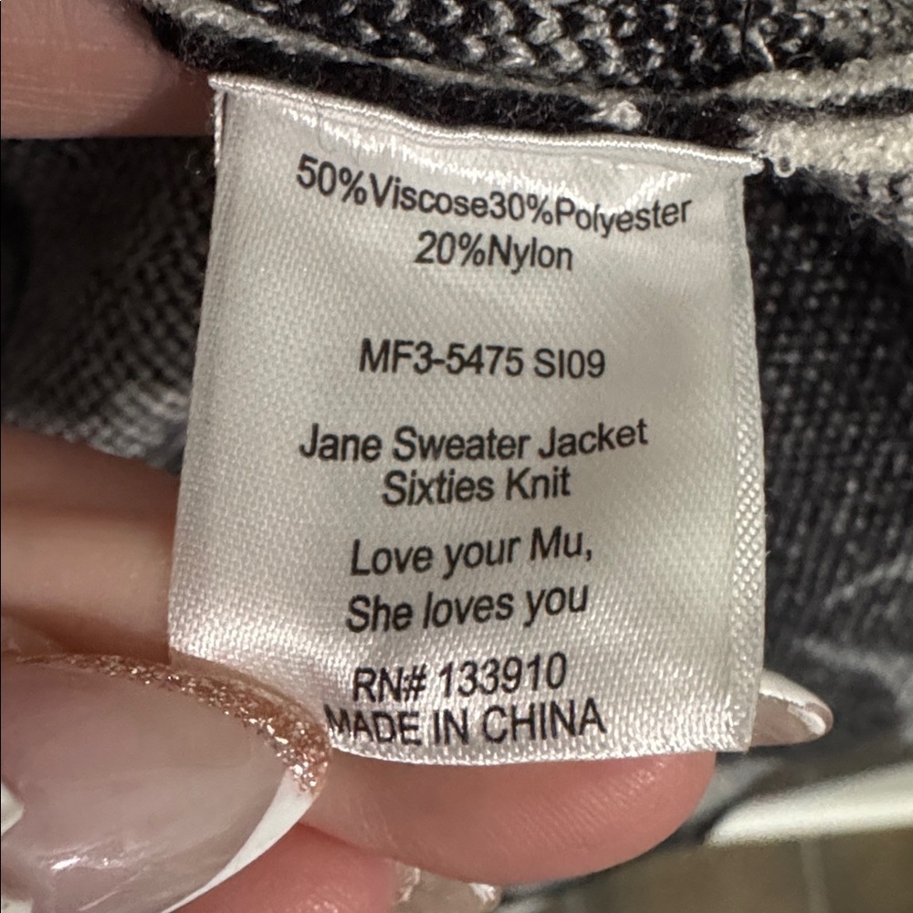 REVOLVE Show Me Your MuMu Jane Floral Print Sweater Jacket - Picture 7 of 11